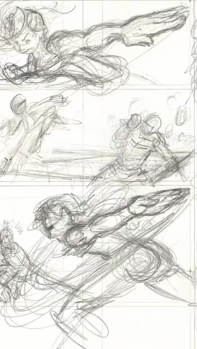 Penciling Pages 90-91