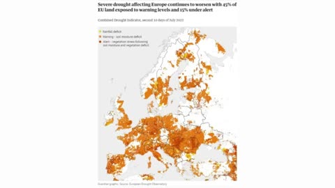 Droughts are causing massive crop losses