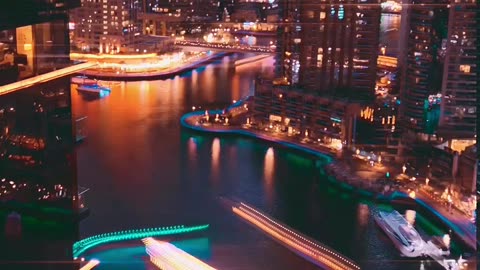 Dubai amazing view beautiful city of the world