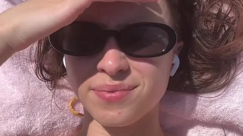 Tanning on the quad