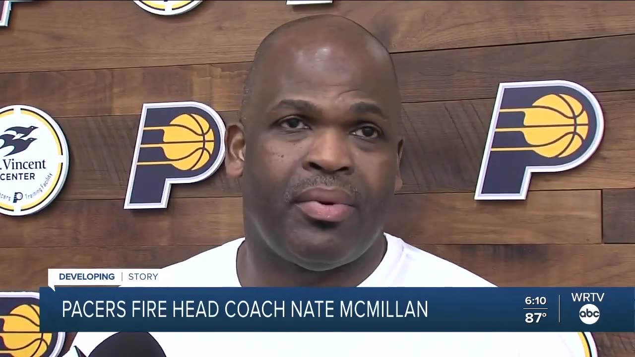 August 26, 2020 - Indiana Pacers Fire Head Coach Nate McMillan