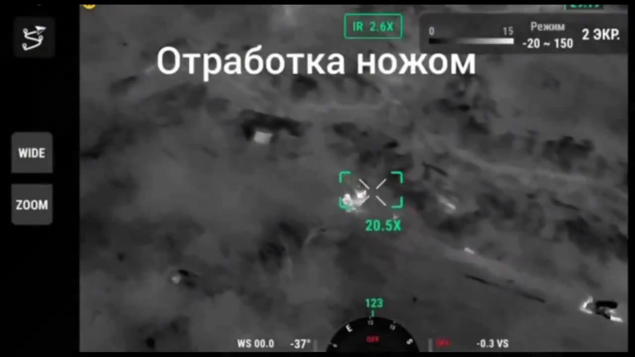 Russian soldier take out Ukrainian militant with a knife.
