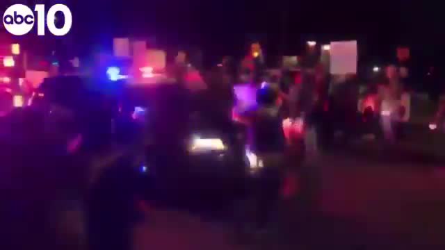 RAW VIDEO: Protester struck by by Sacramento Sheriff’s SUV at a #StephonClark vigil.