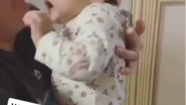 Adorable baby enough with aunt 😊