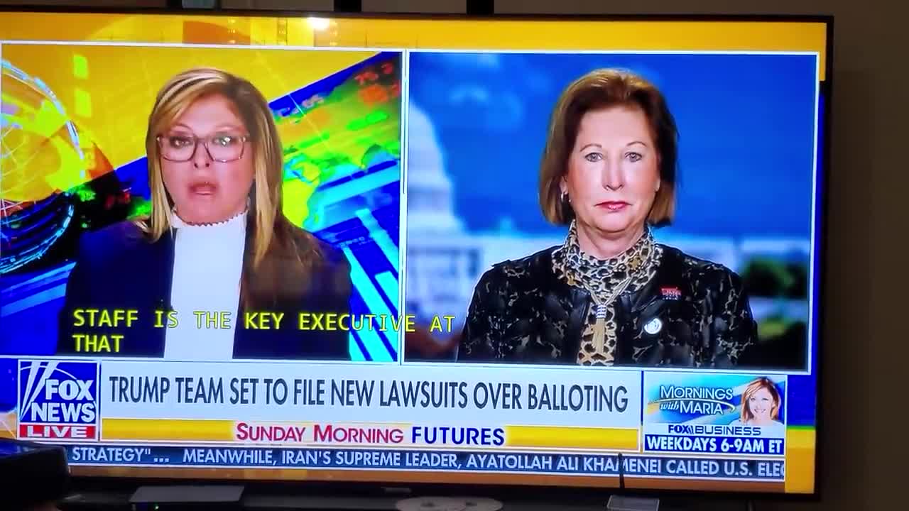 Maria Bartiromo interviews Sydney Powell (Trump's attorney)