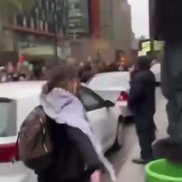 Woman who performed Nazi salute at protest is unmasked as owner of two kosh