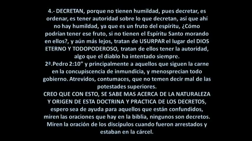La apostasía de los decretos
