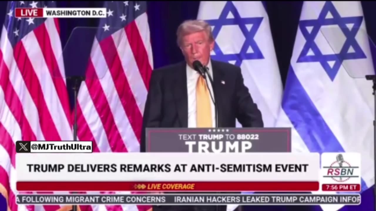 Trump Warns About The Dangers That Israel Could Face If He Loses The Election