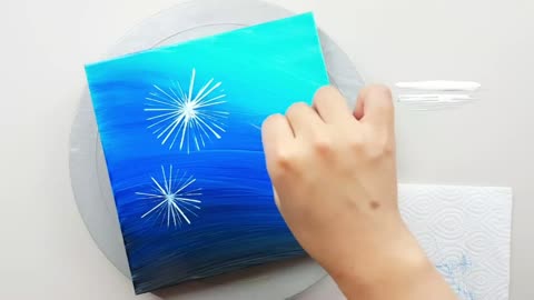 Draw Three Dandelions In The Picture