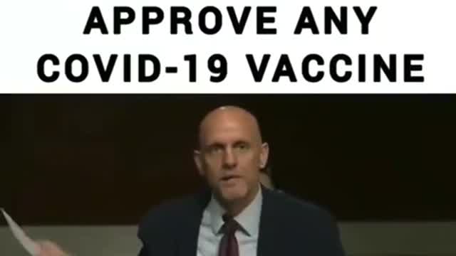 FDA Will firmly Reject Authorizing approval for any Covid Vaccine….👊