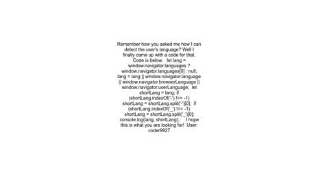 How do I automatically translate my website into the user&#39;s language