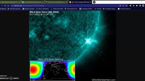 Solar Weather update 04-18-22