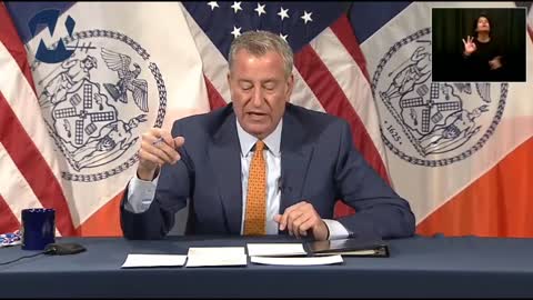 NYC Mayor Bill de Blasio wants to require children ages 5-11 show proof of COVID vaccine