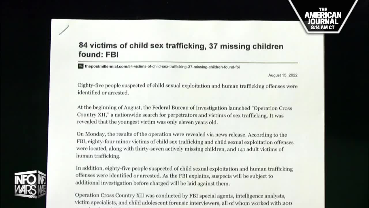 Massive Human Trafficking Network Dismantled, Dozens Of Children Rescued Across US