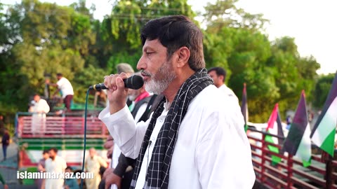 Speech - Syed Zia Haider Rizvi | Aalmi Youm Tufan ul Aqsa - Yekjehti Falasteen, Lebnan March