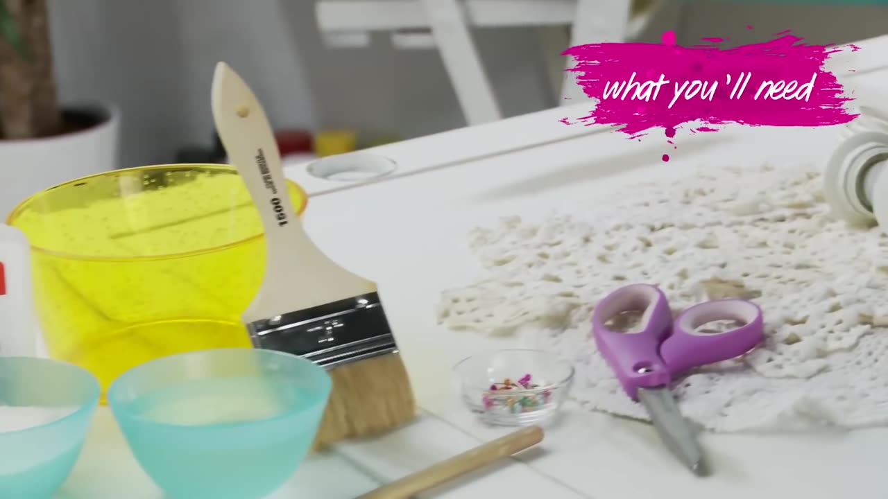 How to make a DIY Doily Lantern with SoCraftastic! #17NailedIt
