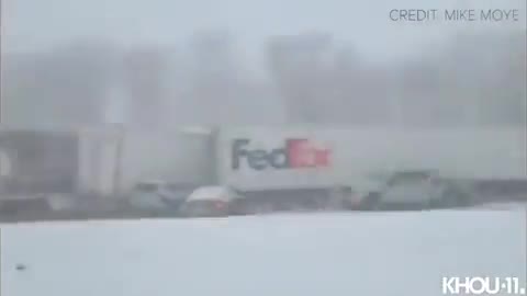 Car and big snow