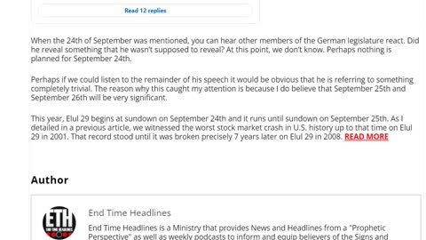 September 24, 2022: What Will Happen? My Thoughts...