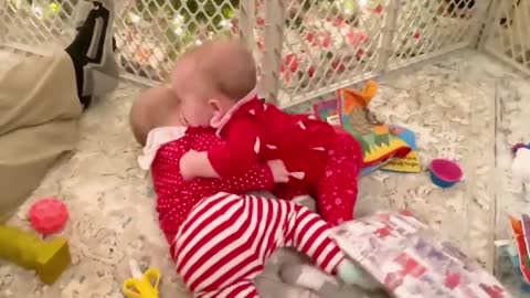 Try Not To Laugh Challenge With Funny Twin Babies