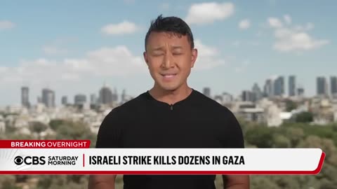 Airstrike at Gaza mosque kills at least 80, Palestinian officials say