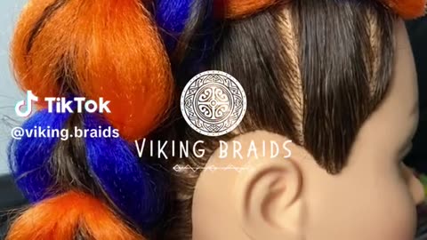 Viking Braids - Astros Game Day Dragon Braid