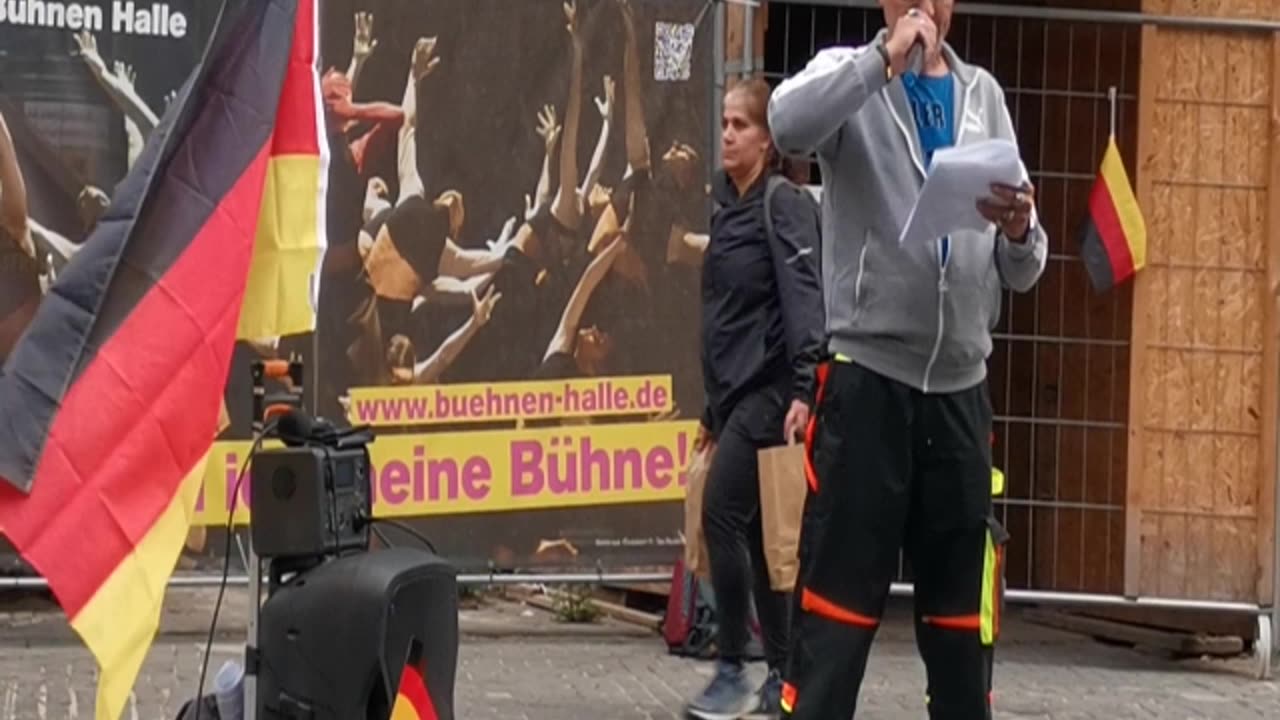 416. Montagsdemo Halle Saale am 06.05.2024 Sachsen-Anhalt