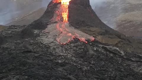 volcanic lava