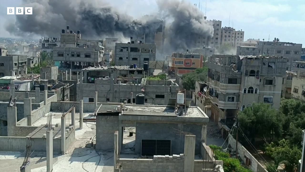 Gaza war: 150,000 people flee Khan Younis, UN says | BBC News