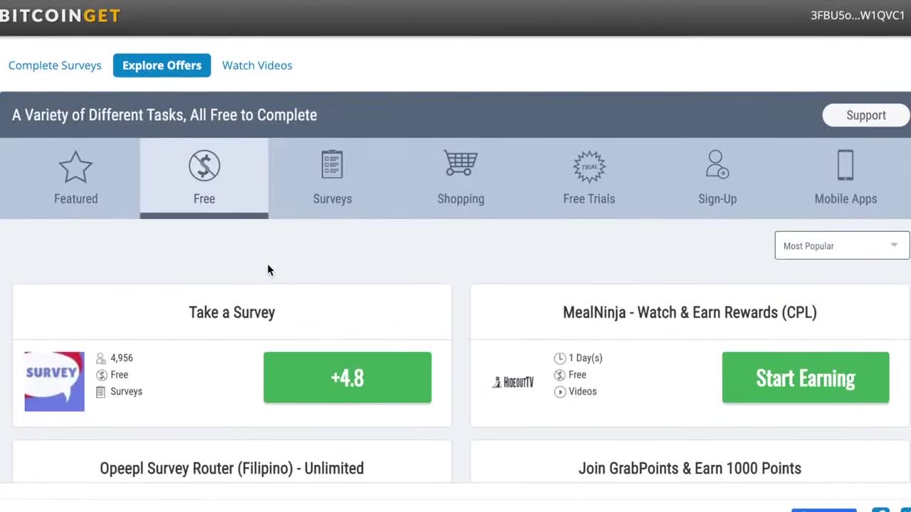 Earn Free Bitcoin every 2 minutes, Zero Investment and make money online