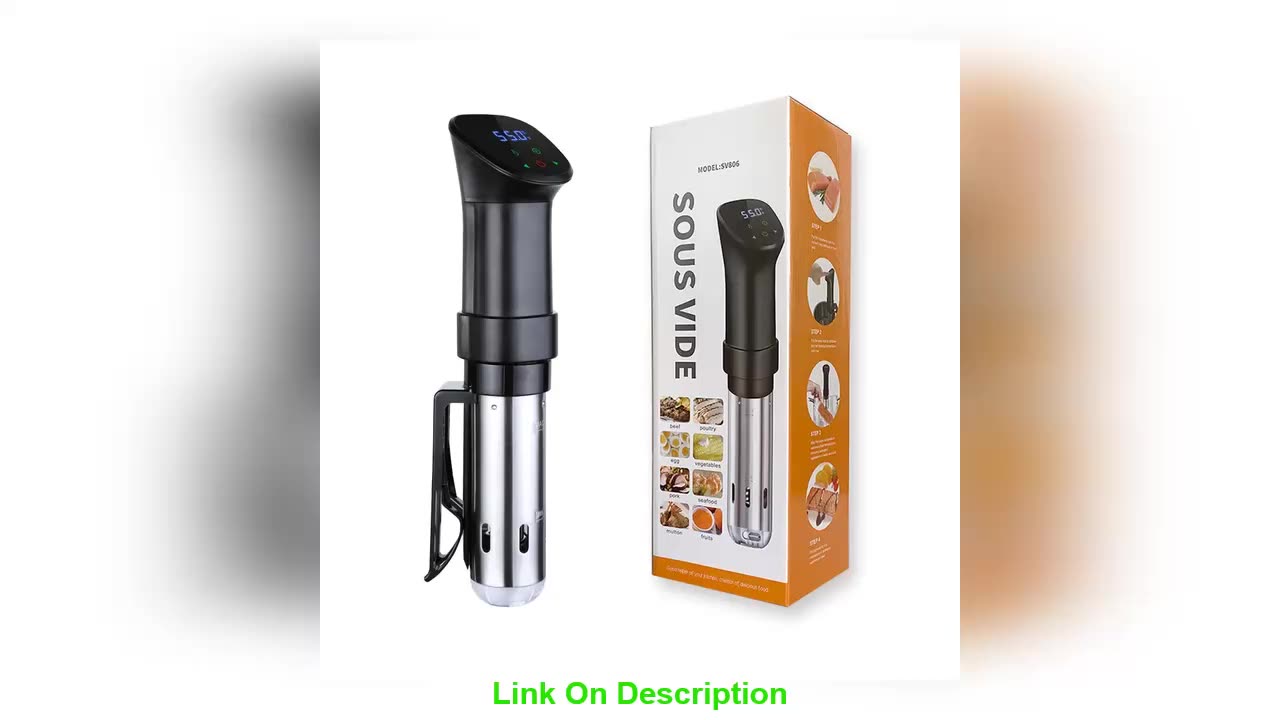 Discount IPX7 Waterproof Sous Vide Cooker 1800W Immersio
