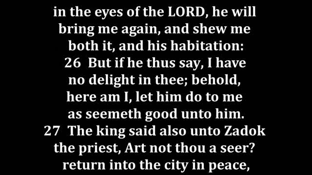 2 Samuel 15 King James version