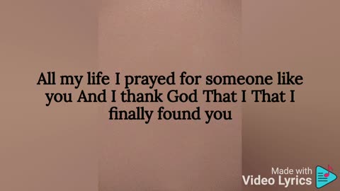 All my life - K-CI & Jojo