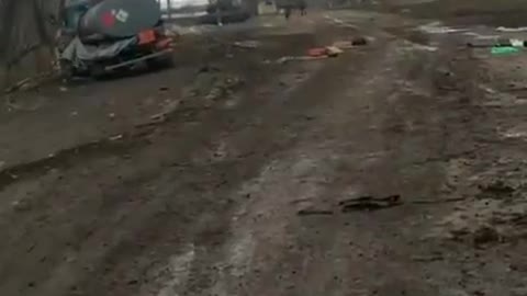 Ambushed Russian Column