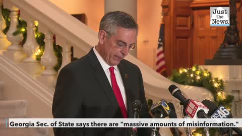 Georgia's Sec. of State says there are 'massive amounts of misinformation'