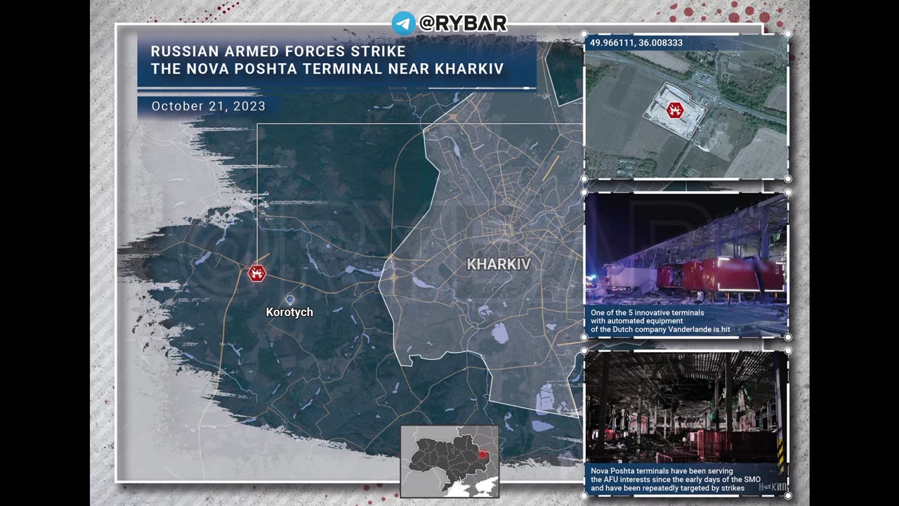 The video from Archangel Spetsnaz shows a strike on a concentration of enemy personnel