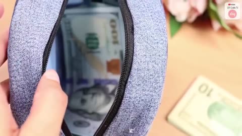 3 CUTE CUT & SEW PURSES FROM OLD CLOTHES UDEAS TUTORIALS Handmade Part 1