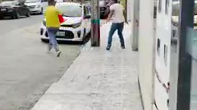 Funny jokes on the street, try not to laugh.