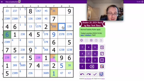 Sudoku 2024 10 26 hard