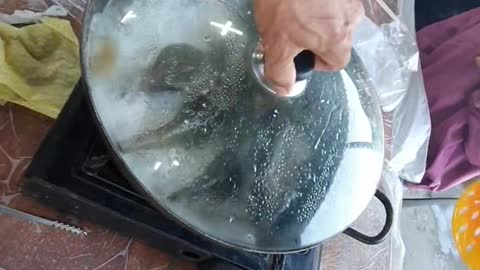 Grilled Live prawn with Salt
