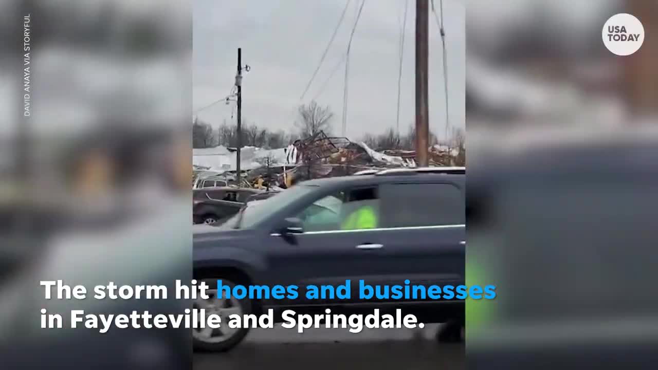 Arkansas hit hard by severe storms, businesses and homes damaged _ USA TODAY