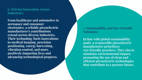 Advancing Piezoelectric Technology for a Better Future