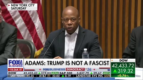 NYC Mayor Eric Adams: “Trump is NOT a Fascist