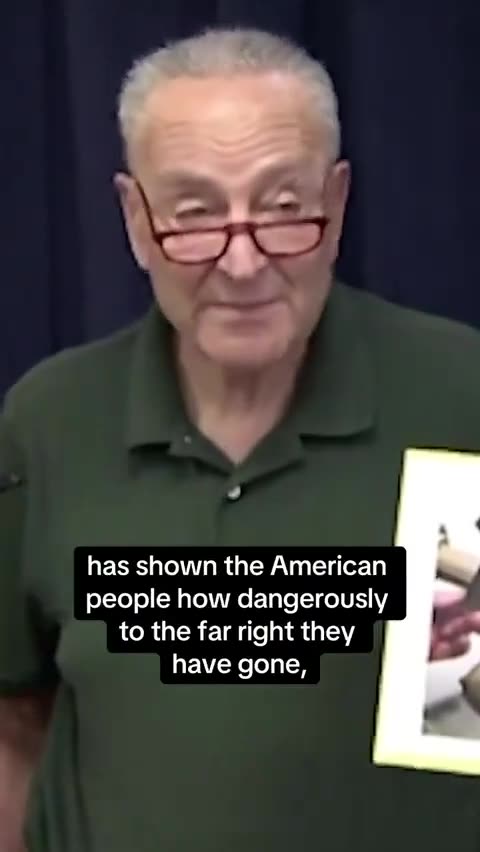 Is Chuck Schumer going to cry?