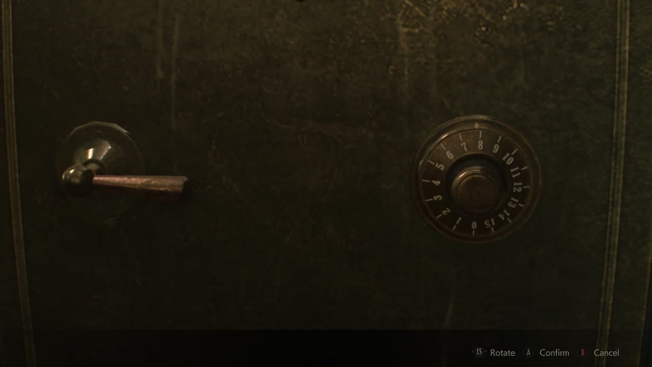 Resident Evil 2 Remake - Police Station Waiting Room Safe Code
