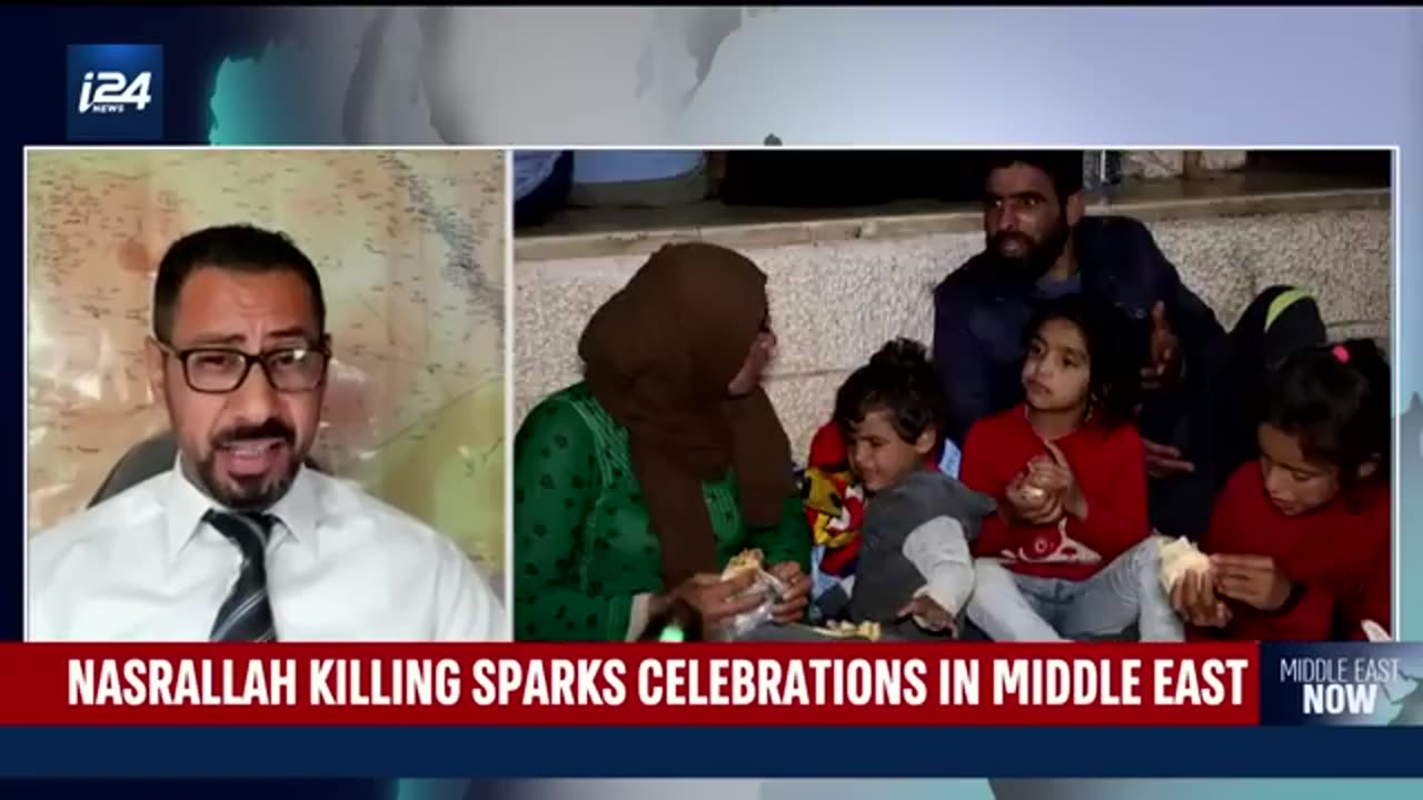 Syrian analyst " Western Media Ignores Arab Celebration on Nasrallah's death"