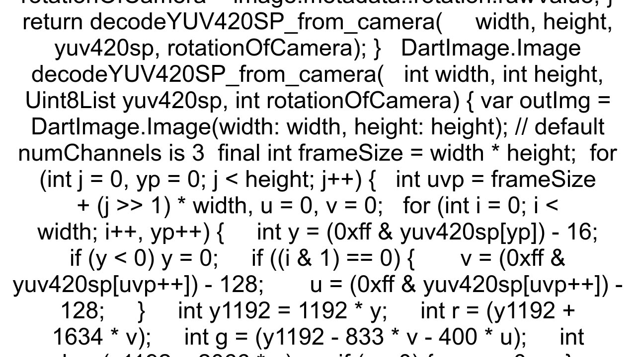 On Flutter how to convert MLKit InputImage to Image