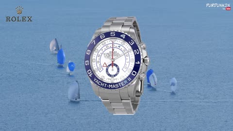 Classic Rolex Yacht-Master II White Dial 116680-0002 #rolex #yachtmaster