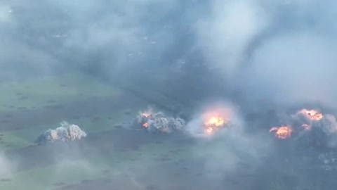 Ukraine War - Footage of the TOS-1A Heavy flamethrower