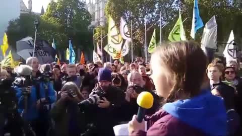 Greta Thunberg Addresses Extinction Rebellion