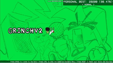 Friday Night Funkin' Grinch V2 (Scrapped Loggo's Halloween song) (FNF Mod) gameplay